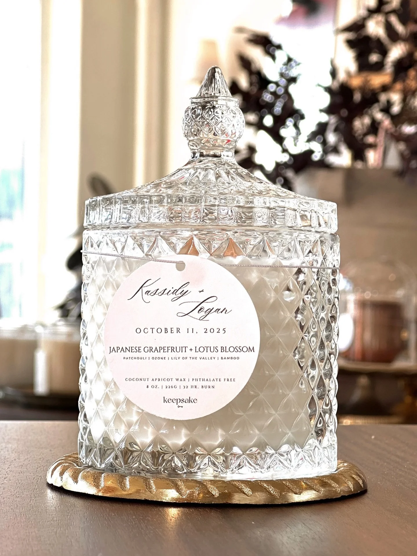A little keepsake for the big &ldquo;I do&rdquo; - we love a good autumn wedding around here 🍂💍