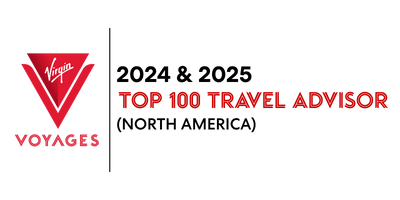 Virgin Voyages Top 100 Travel Advisor badge