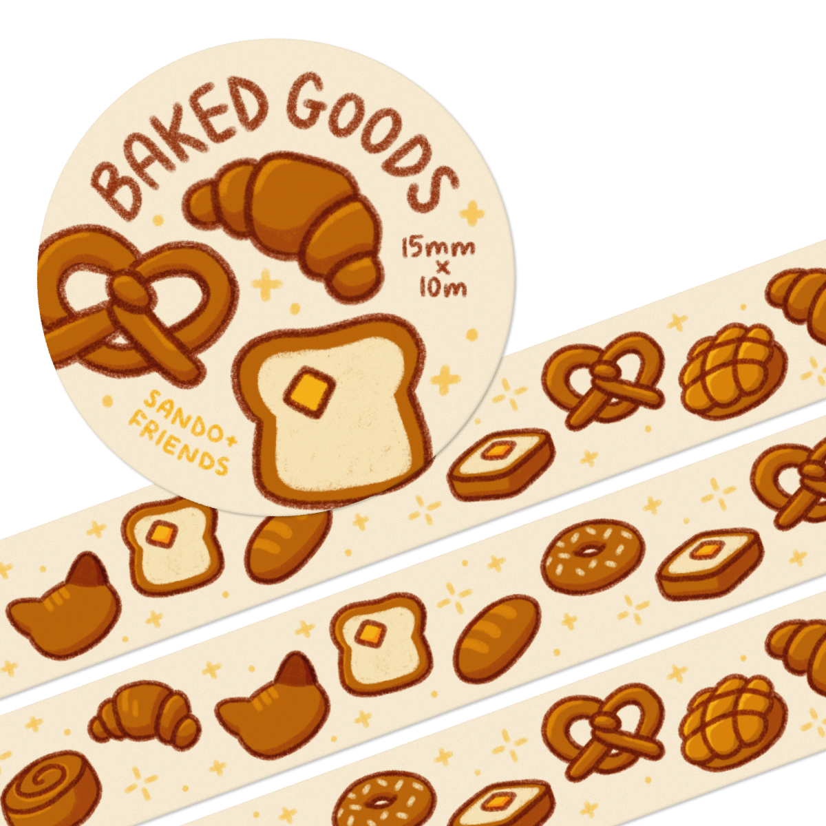 Baked Goods Washi Tape