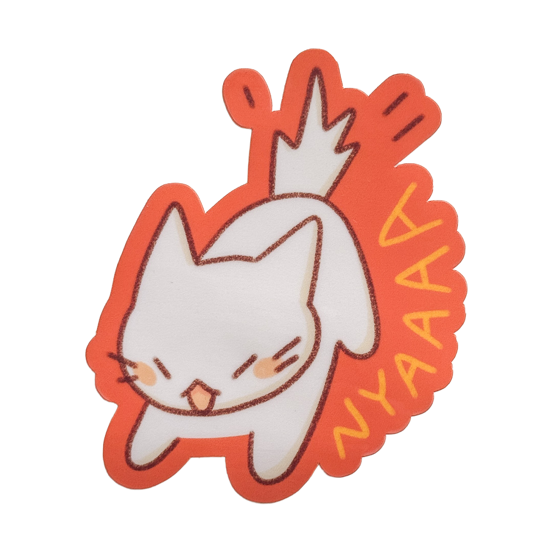 Nyaaa Sticker