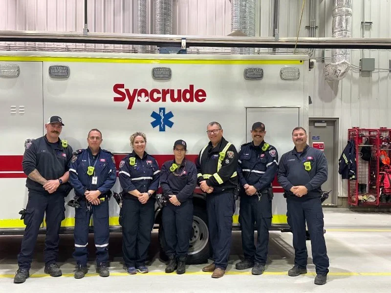 We were so touched to receive a wonderful photo of the Syncrude Emergency Services team proudly wearing our purple ribbons for domestic violence awareness. Their continued solidarity and support mean more than words can say.

Thank you for always sho
