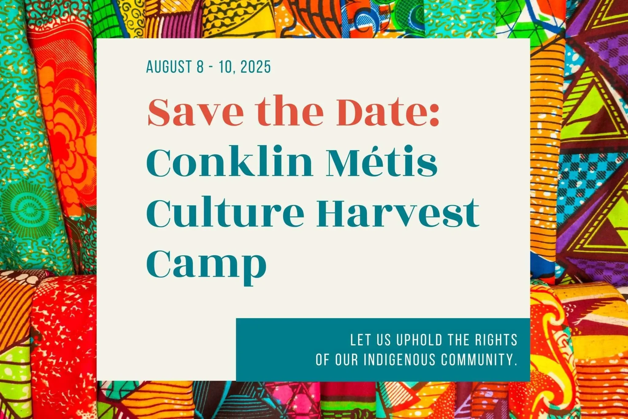 Conklin Cultural Harvest Camp