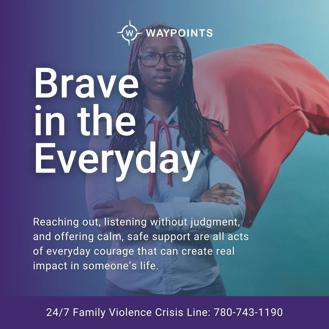 Courage does not always look dramatic. Often it is found in quiet, intentional actions. Reaching out for help, asking thoughtful questions, or offering a calm, safe space to someone who may be struggling are all examples of everyday courage.​

Even s