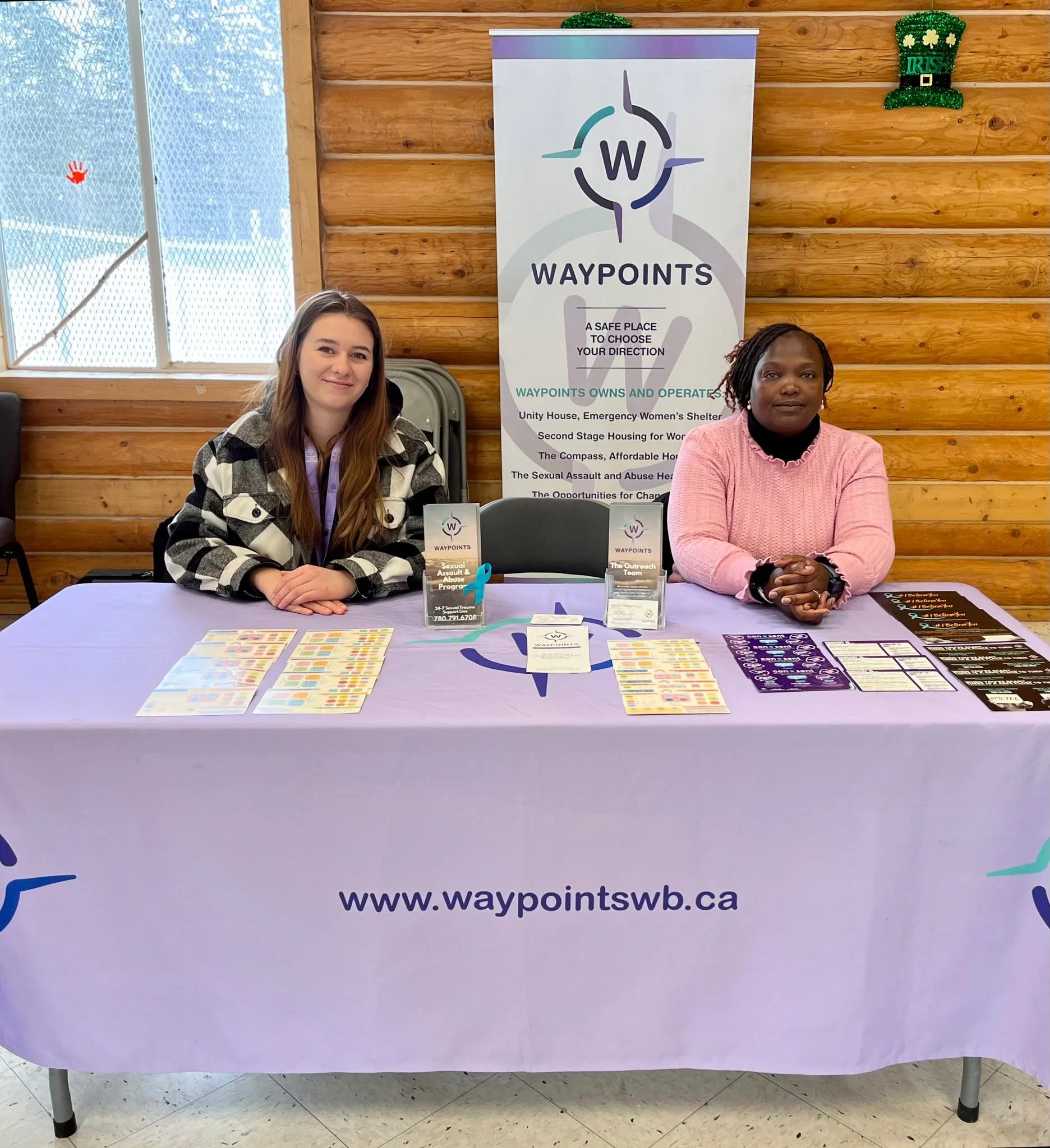 We&rsquo;re in Janvier today at the Multiplex until 3:00 pm!
�
Come by, say hello, and chat with our team. We&rsquo;re happy to share more about Waypoints programs, answer questions, and connect you with any needed resources. 💜
