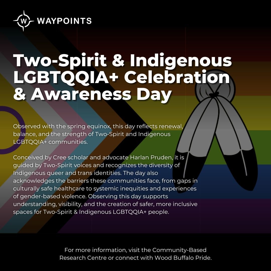 Observed with the spring equinox, Two-Spirit and Indigenous LGBTQQIA+ Celebration and Awareness Day marks a moment of renewal and balance. The day acknowledges the diversity and strength of Two-Spirit identities, guided by Indigenous queer and trans 