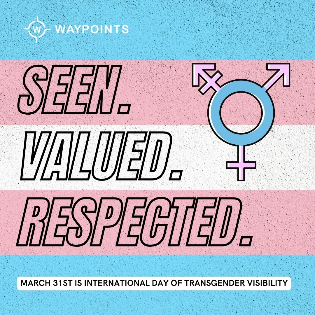 Today is International Day of Transgender Visibility, and we're celebrating the strength, resiliency, and contributions of transgender and non-binary individuals in our communities.​
​
We are committed to fostering spaces where all individuals feel s