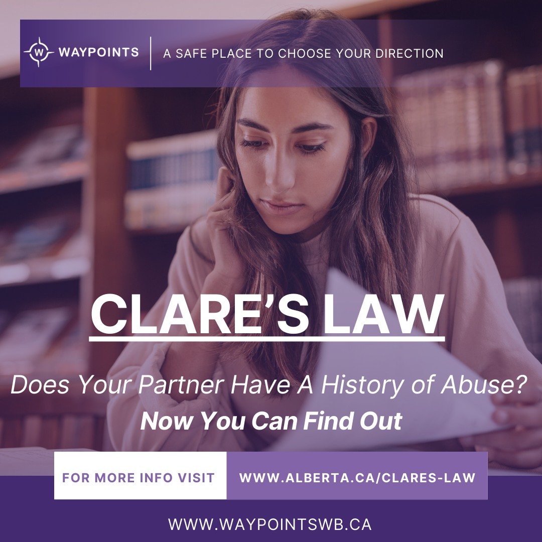Clare's Law took effect on April 1, 2021. In Alberta, Clare&rsquo;s Law helps individuals at risk of domestic violence gain critical information about their partners&rsquo; past behaviours. Named after Clare Wood, a woman tragically killed by an abus