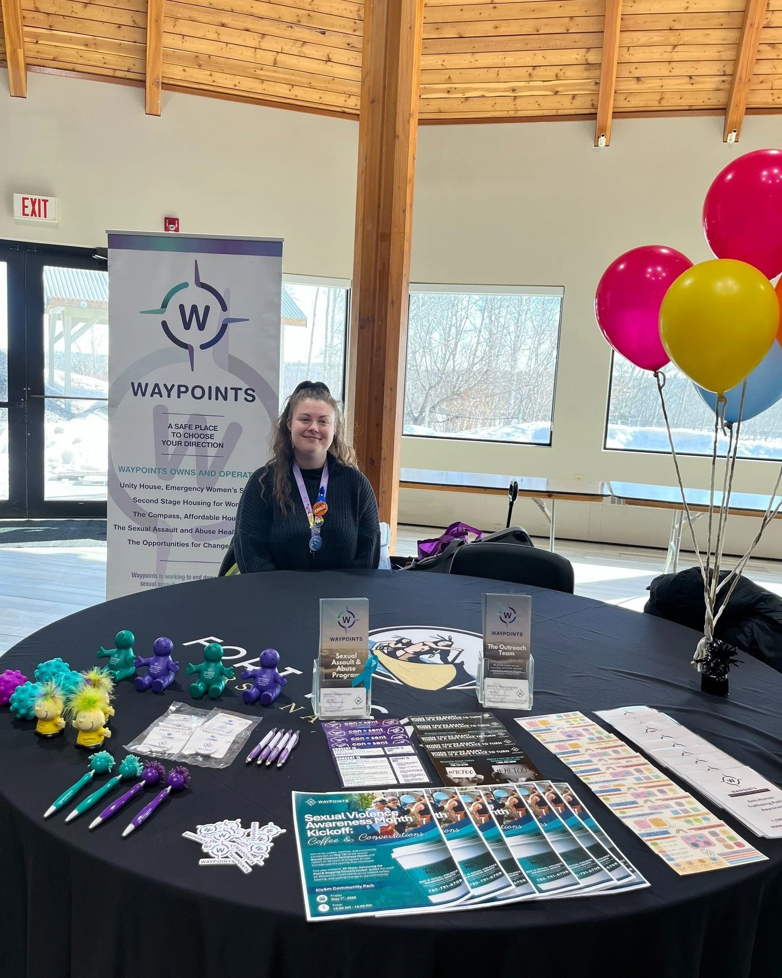 💜 We&rsquo;re in @fortmckay today from 10:00 am to 3:00 pm for the Community Health and Wellness Fair.

Our team is here to connect, share information, and talk about the programs and services available through Waypoints. Whether you are looking for
