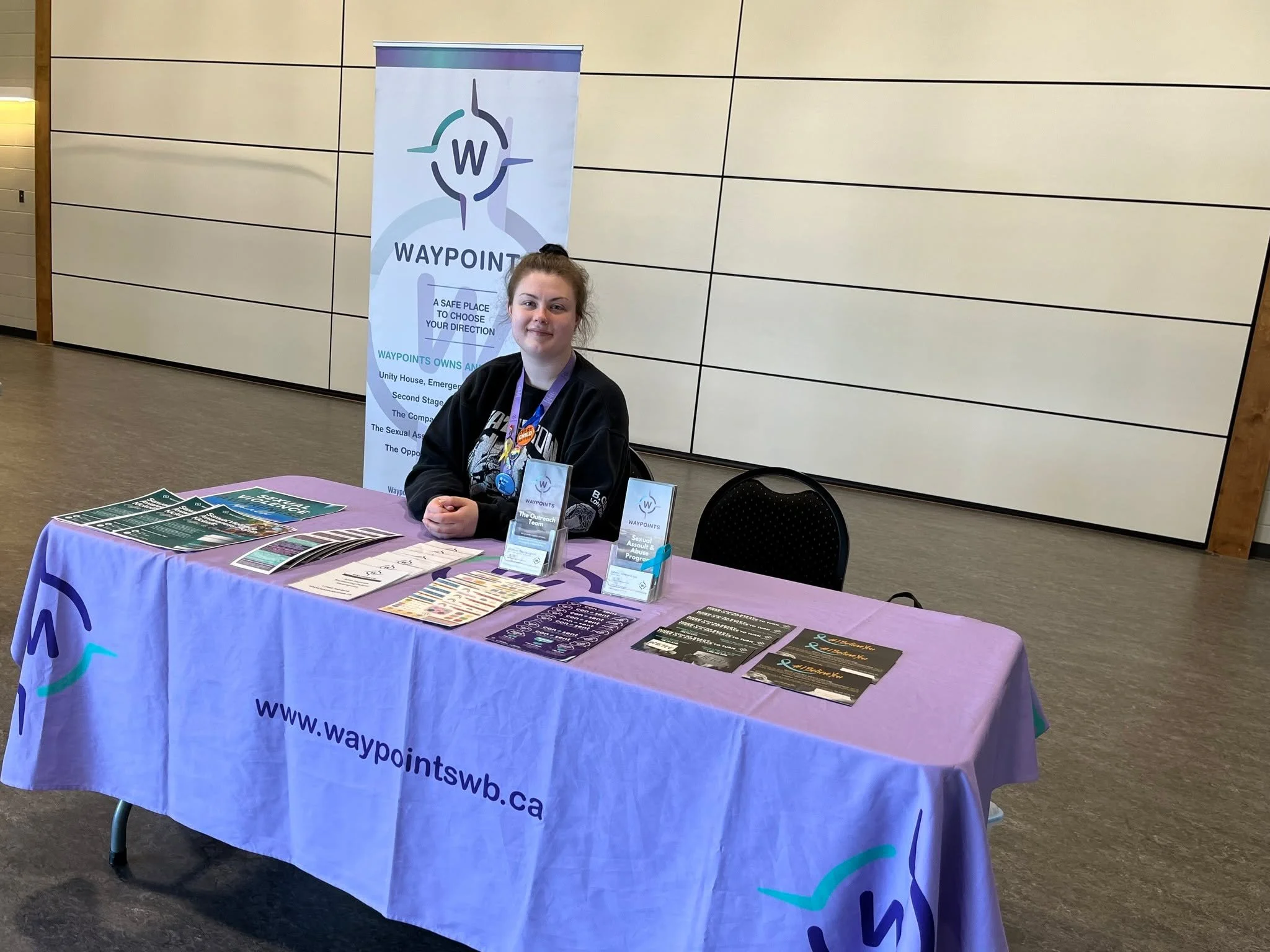 We are spending time in Conklin today at the Conklin Multiplex, connecting with community members and sharing information about the programs and services available through Waypoints.

At Waypoints, we believe that access to support should never depen