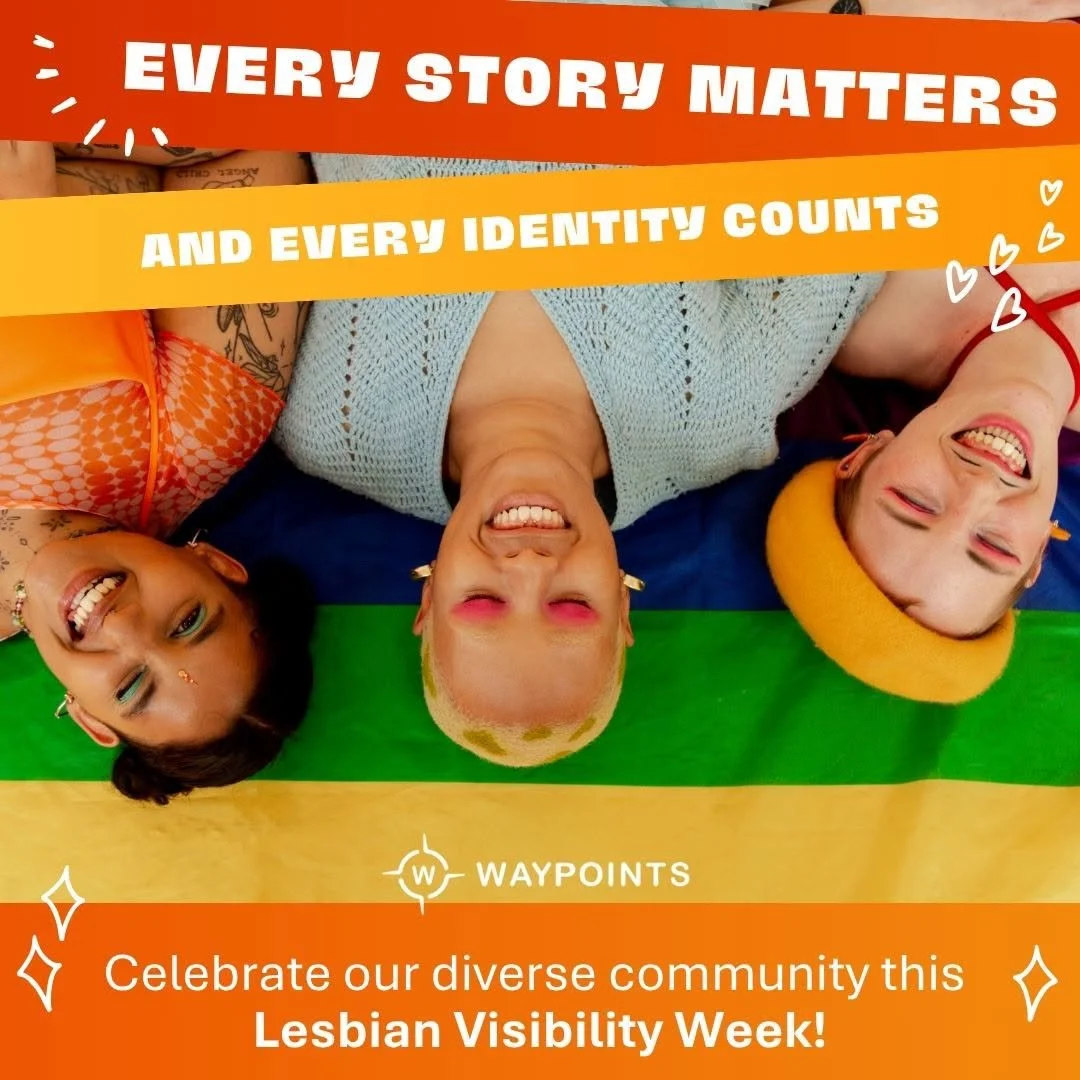 🌈 It&rsquo;s Lesbian Visibility Week!

Lesbian voices, stories, and leadership continue to shape communities, challenge barriers, and create space for connection and belonging.

LGBTQIA2S+ individuals can face added barriers when seeking safety and 