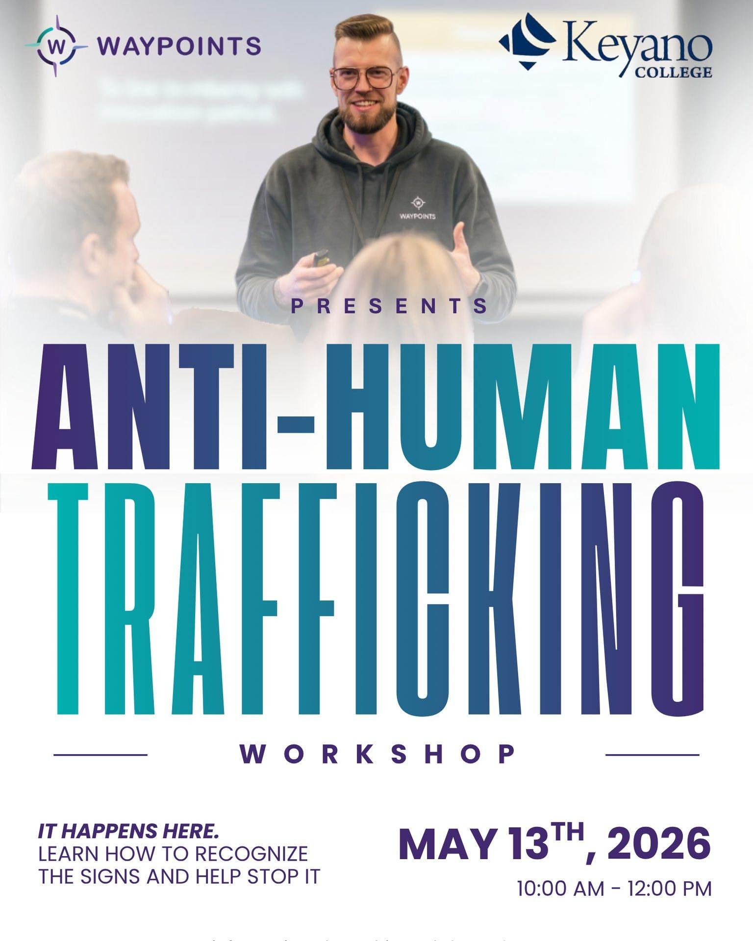 We are partnering with @keyanocollege to host an Anti Human Trafficking Awareness Workshop focused on strengthening understanding and informed response.

Human trafficking can take many forms and is not always easy to identify. With Fort McMurray bei