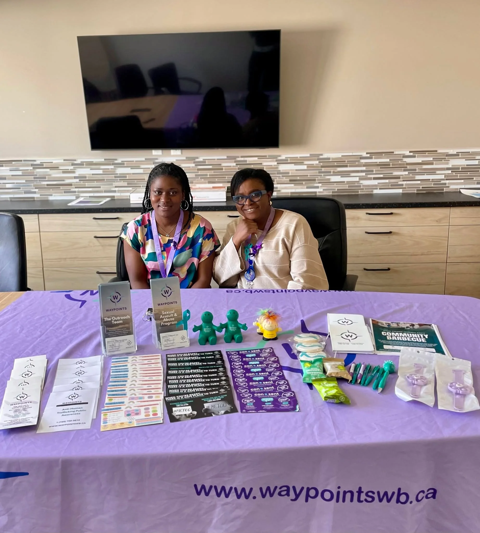We are in @fmfn468 today at the Health Center with our information booth and look forward to connecting with community members throughout the day. 💙

Stop by to learn more about Waypoints programs, services, and available resources. We'd love to see