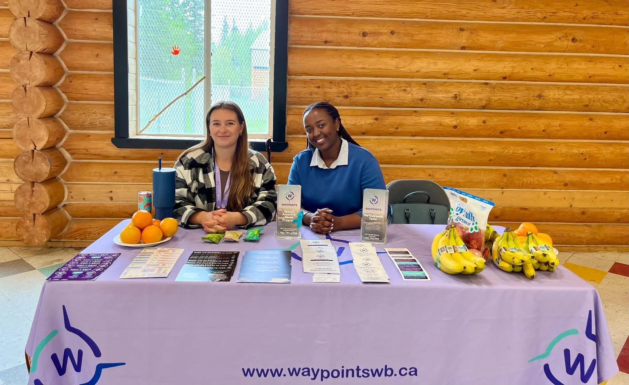 Our Outreach team is in Janvier today at the Multiplex until 3:00 pm, connecting with community members and sharing information about available programs and services through Waypoints.

Stop by, enjoy a snack, and get connected to supports that may b