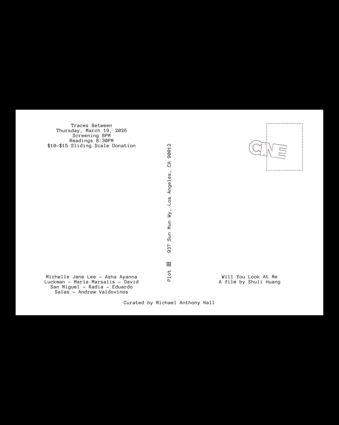 Traces Between Film Screening at plooooooot 