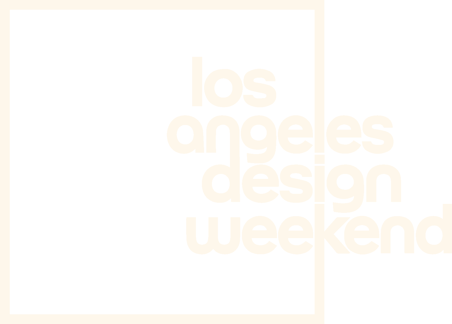LOS ANGELES DESIGN WEEKEND