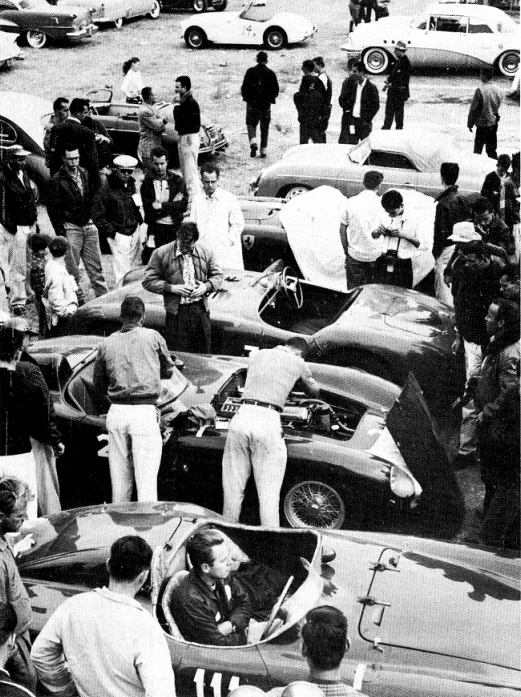 Glendale Road Races, Phil Hill, John von Neumann, Richie Ginther, Ferrari, 750 Monza, Scaglietti, Spyder