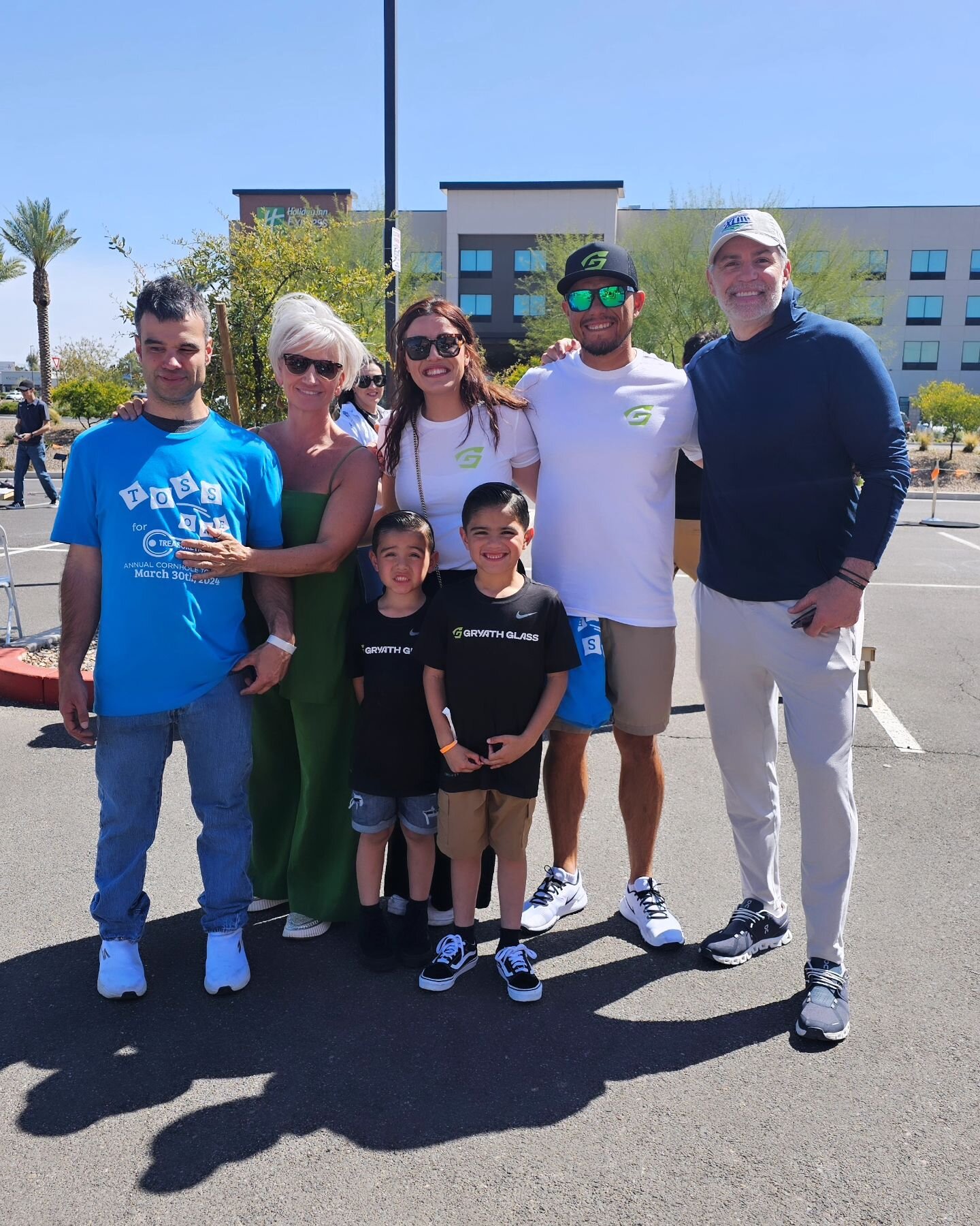 2nd year attending @treasurehouseaz cornhole tournament! Always amazing!!! A huge thank you and hug to @tanner_lauri for making our sons birthday that much more special. Thank you @kurt13warner and everyone part of @treasurehouseaz