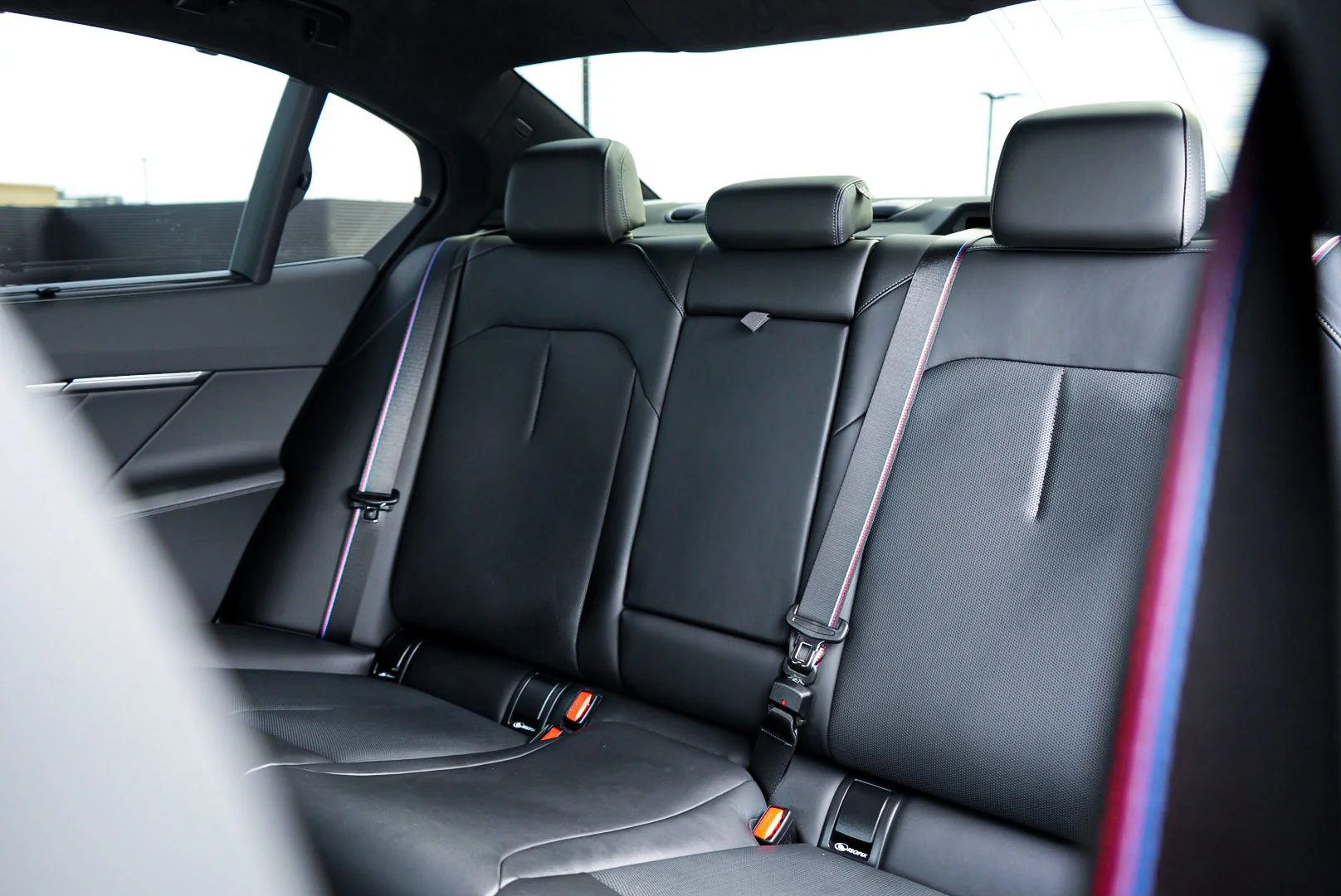 White 2026 BMW M5  along Courtney Campbell Causeway, Tampa FL.