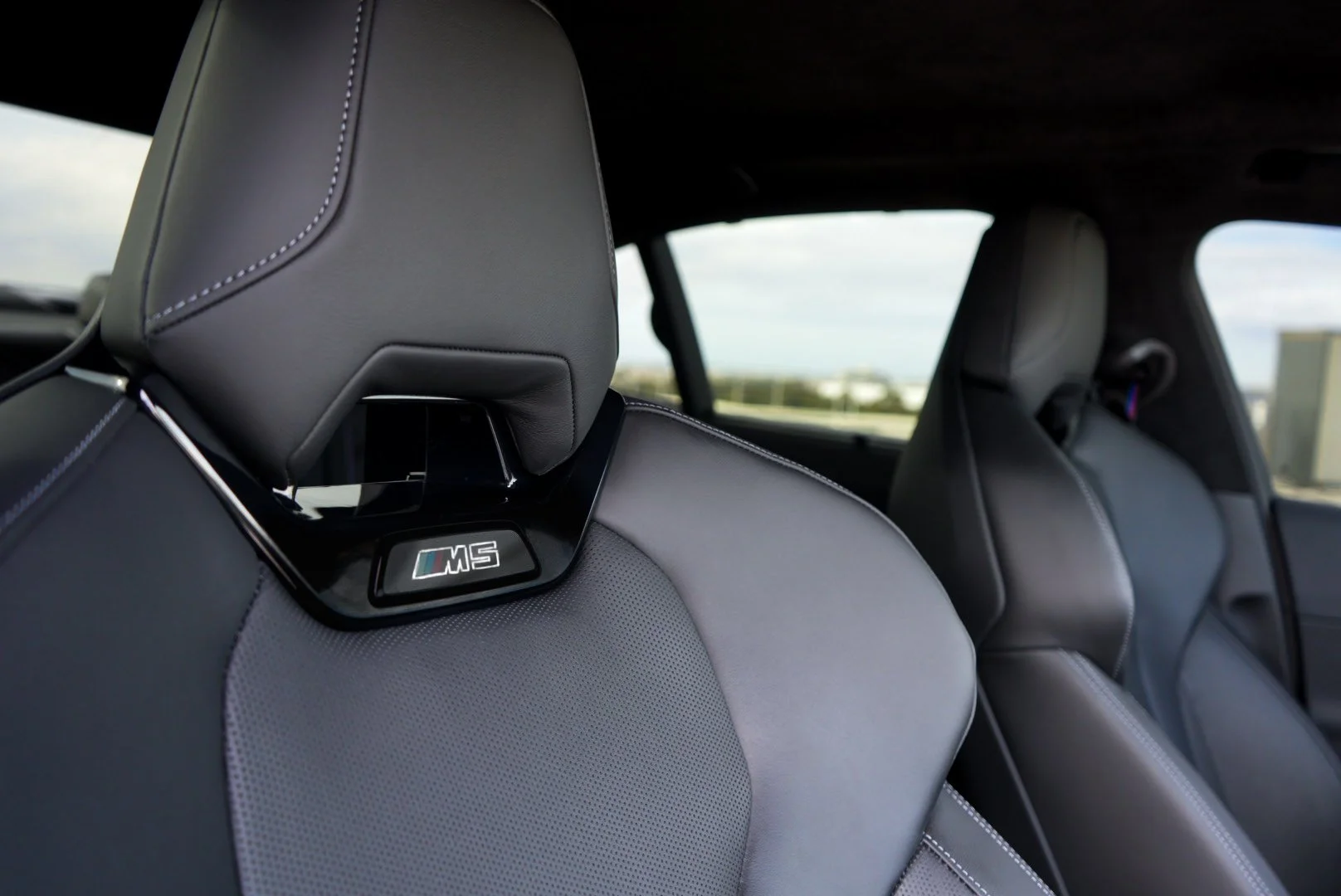 White 2026 BMW M5  along Courtney Campbell Causeway, Tampa FL.