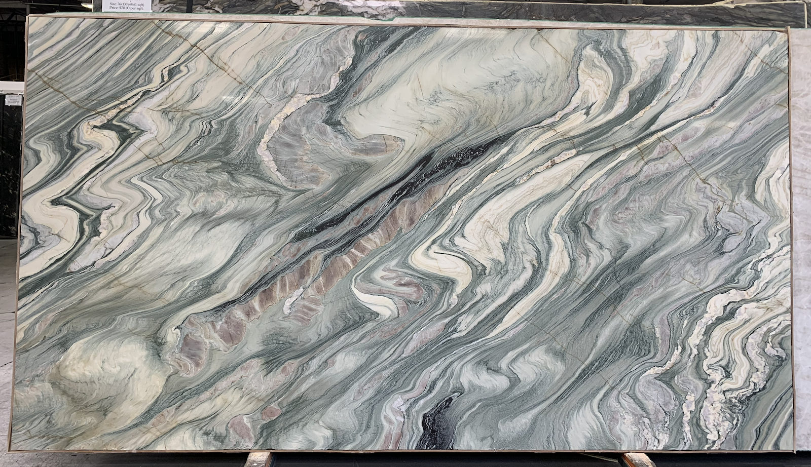 Lot#: 232202 / Size: 74" x 135" / Finish: Polished