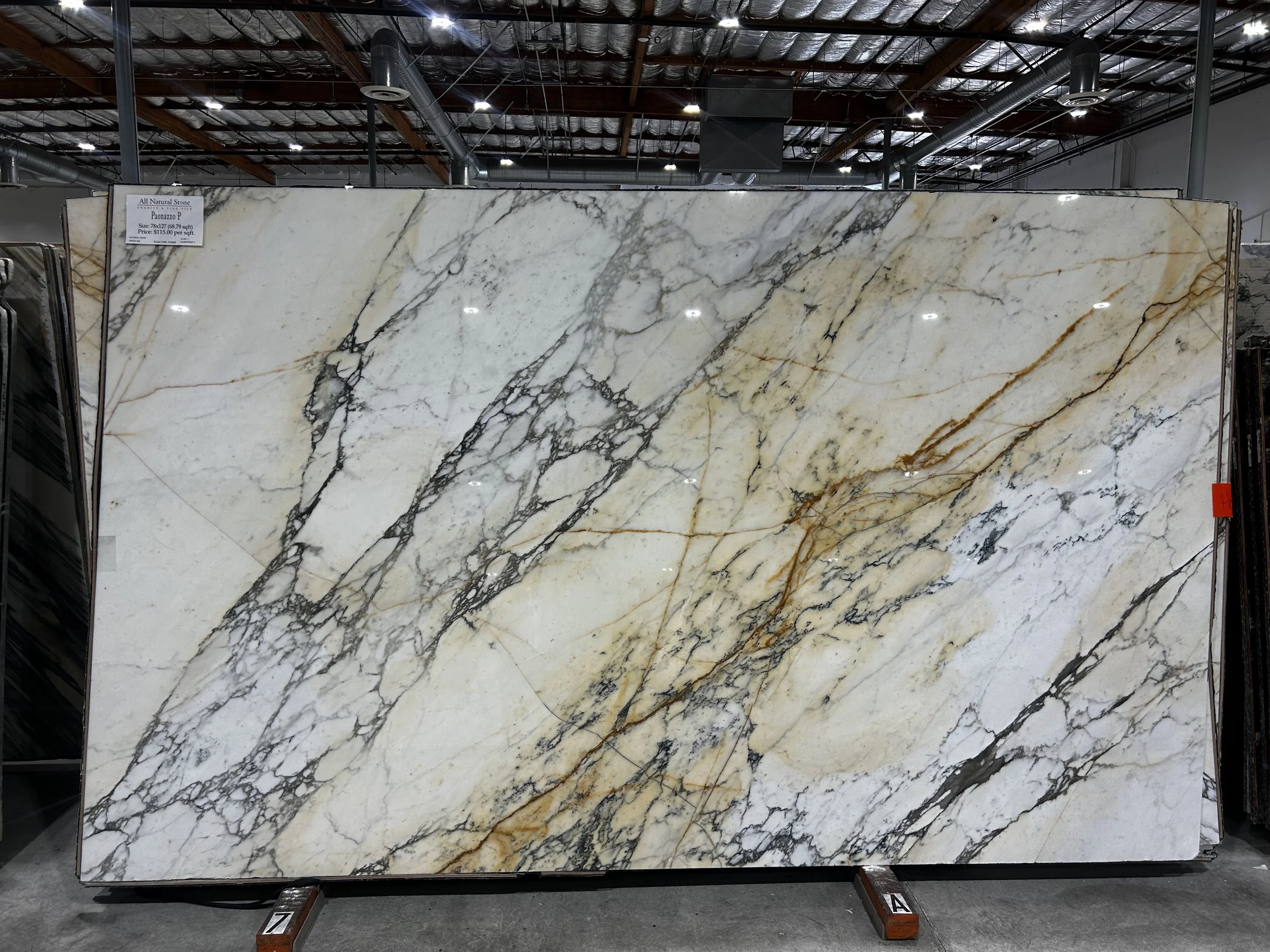 Lot#: 214440 / Size: 78" x 127" / Finish: Polished