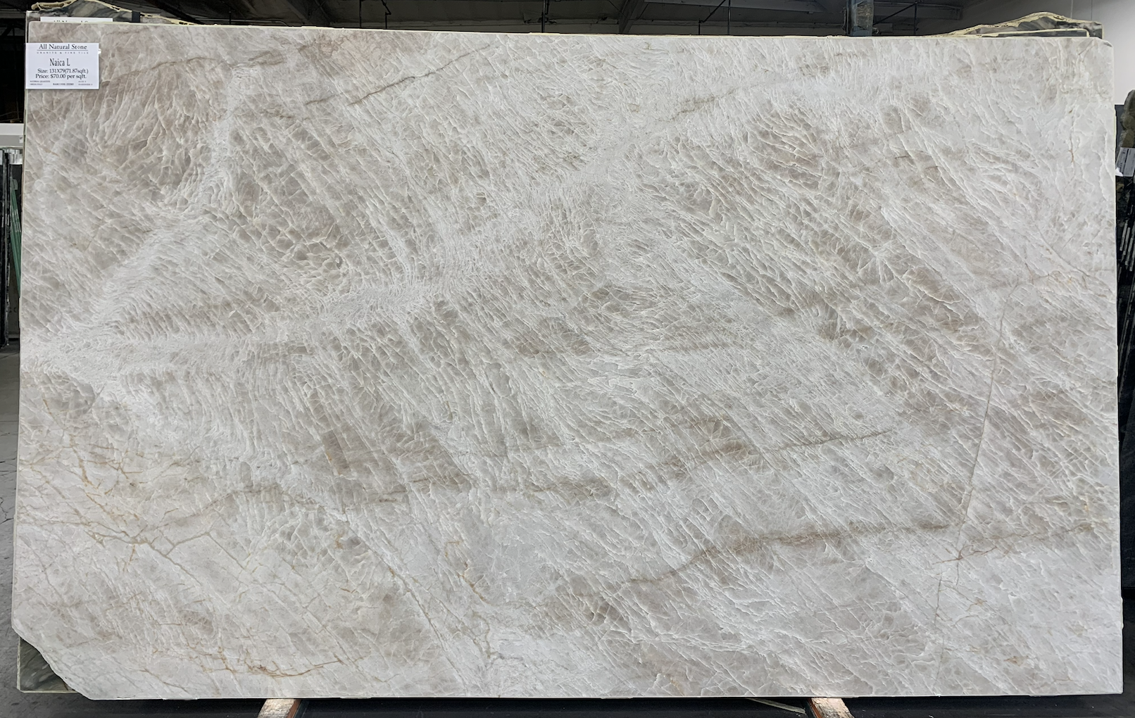 Lot #232582 / Size: 79" x 131" / Finish: Polished