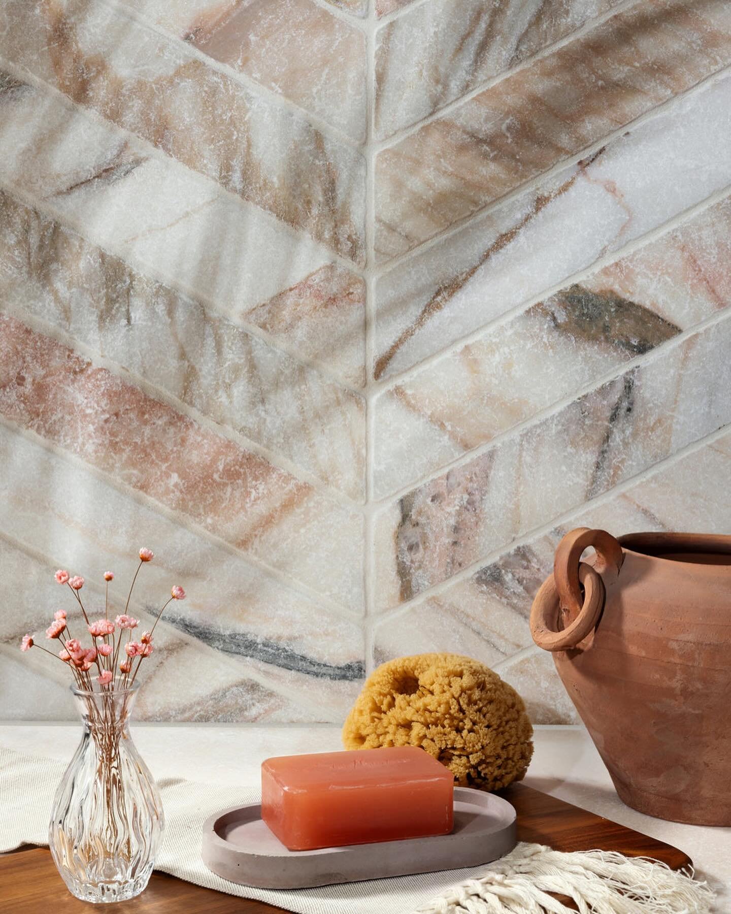Stone is one of those materials that only gets better with time. Instead of wearing out, it becomes more refined, developing a subtle, sophisticated look. Tumbling speeds up that process, softening the edges and surface to create an inviting, matte f