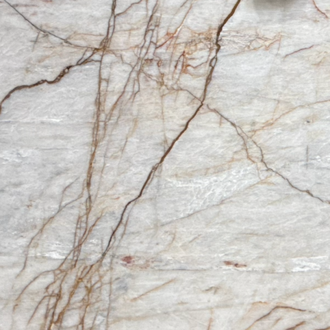 Cristallo Frost
  Quartzite  
  white, orange, brown  
