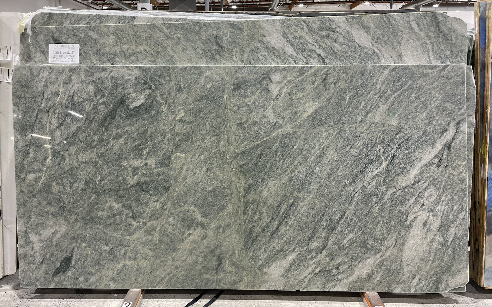 Lot#: 231340 / Size: 74" x 124" / Finish: Honed