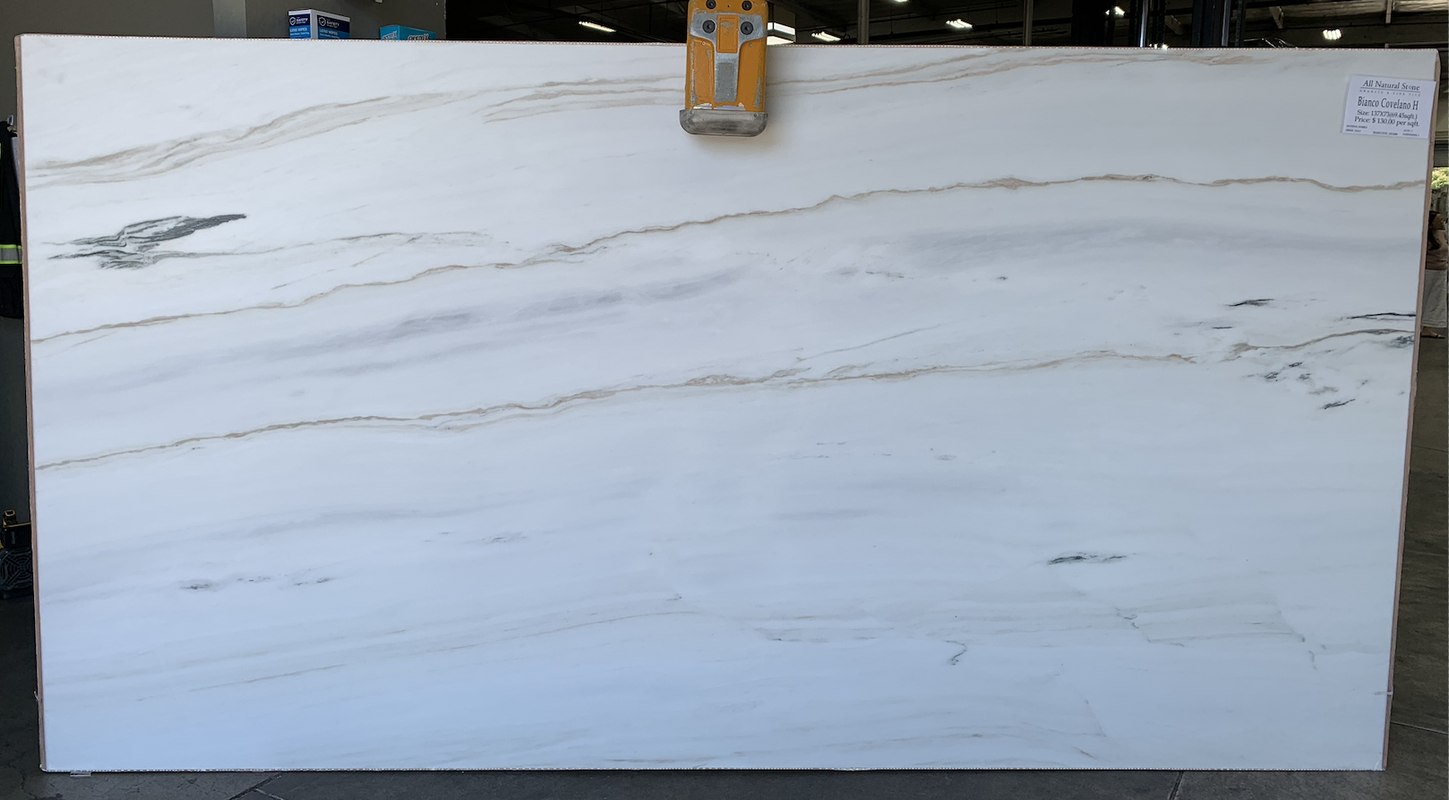 Lot# 231200 / Size: 73" x 1237" / Finish: Honed