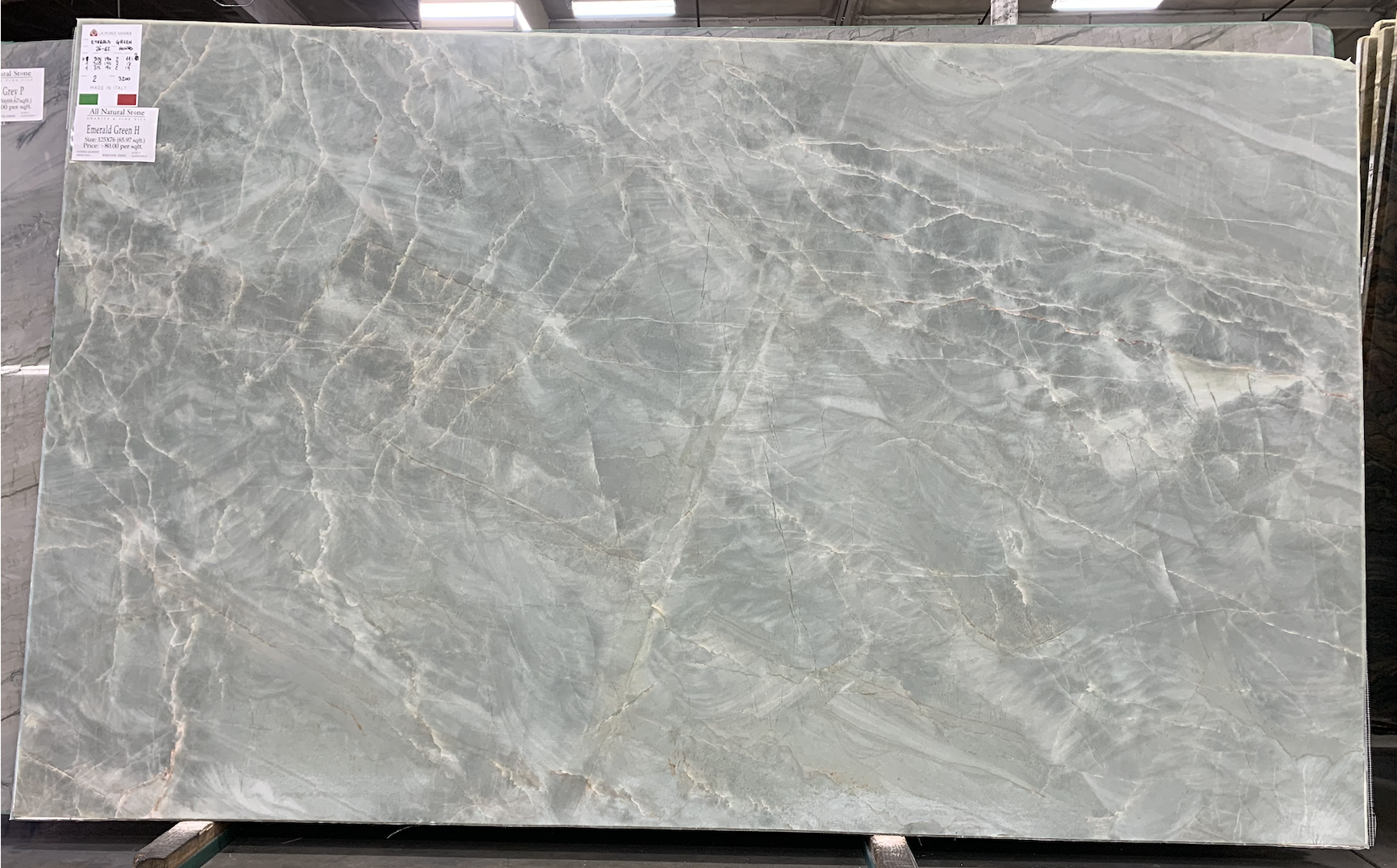 Lot# 228542 / Size: 79" x 129"  / Finish: Honed