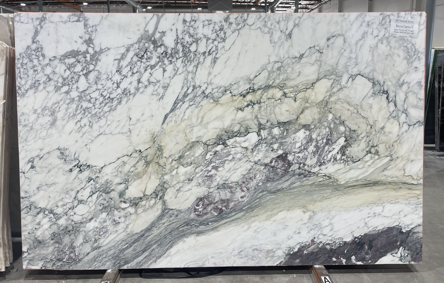 Lot# 231193 / Size: 77" x 123"  / Finish: Honed