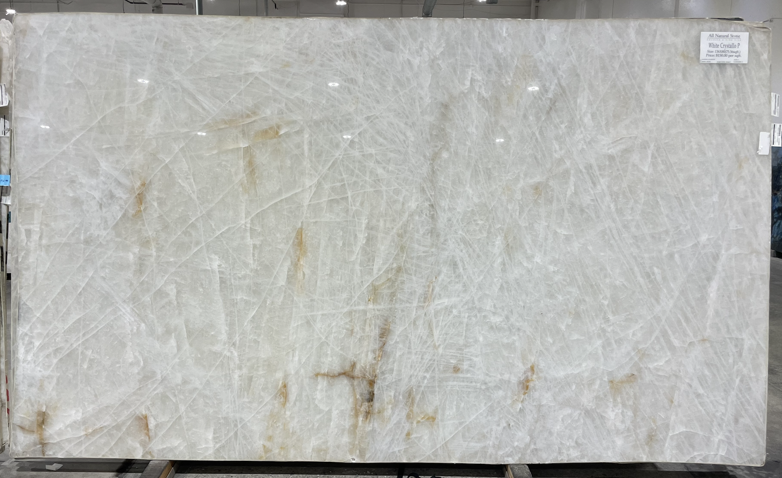 Lot#: 230613 / Size: 80" x 136" / Finish: Polished