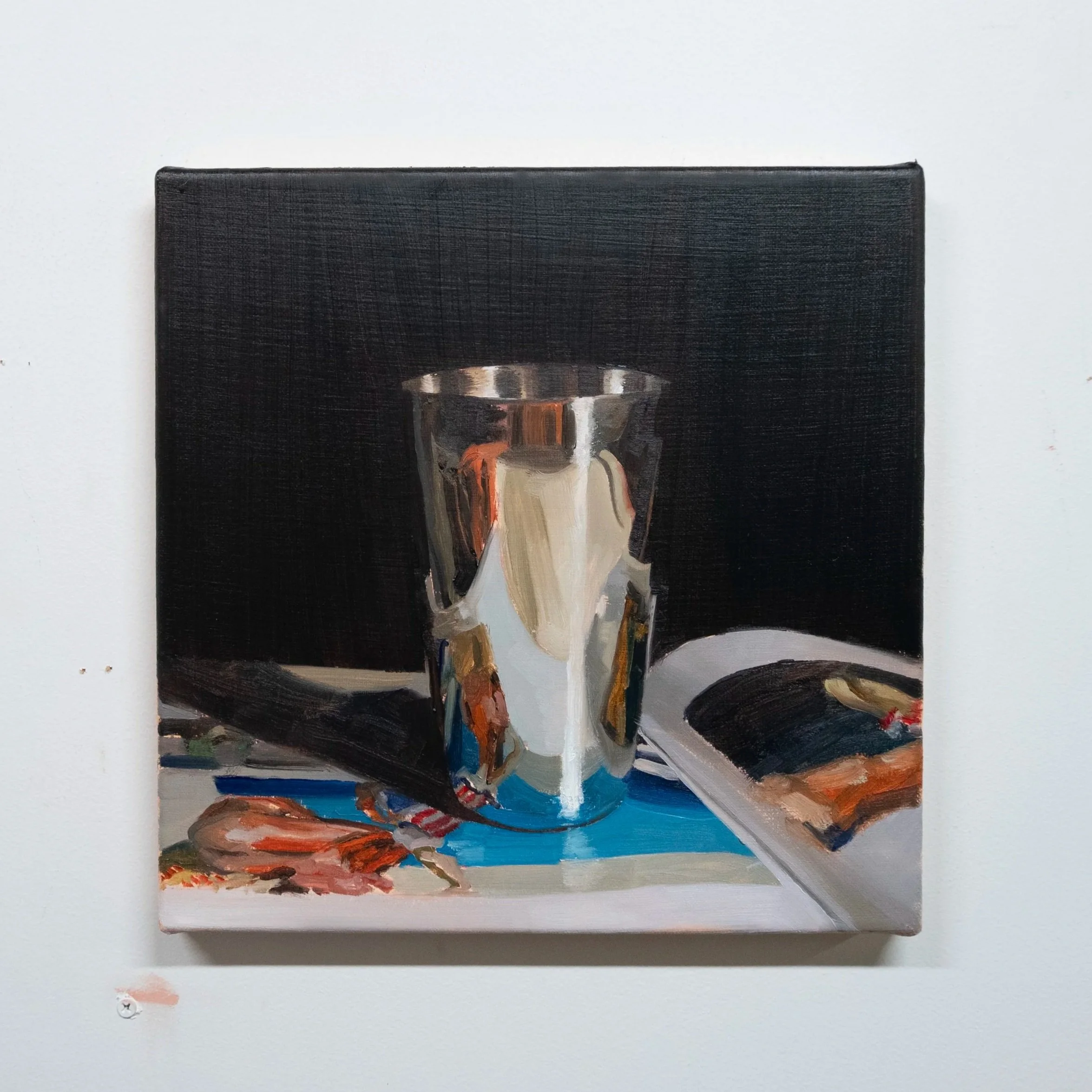 'Fischl Reflection 3' 
30x30cm
Oil on canvas 