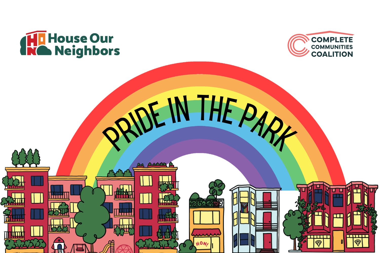 Tabling at Pride in the Park w/ HON