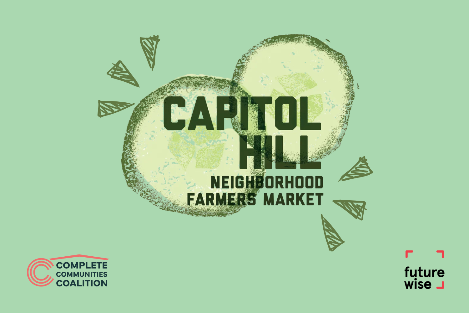 Tabling at Cap Hill Farmers Market w/ Futurewise