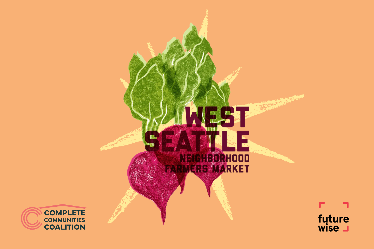 Tabling at West Seattle Farmers Market w/ Futurewise