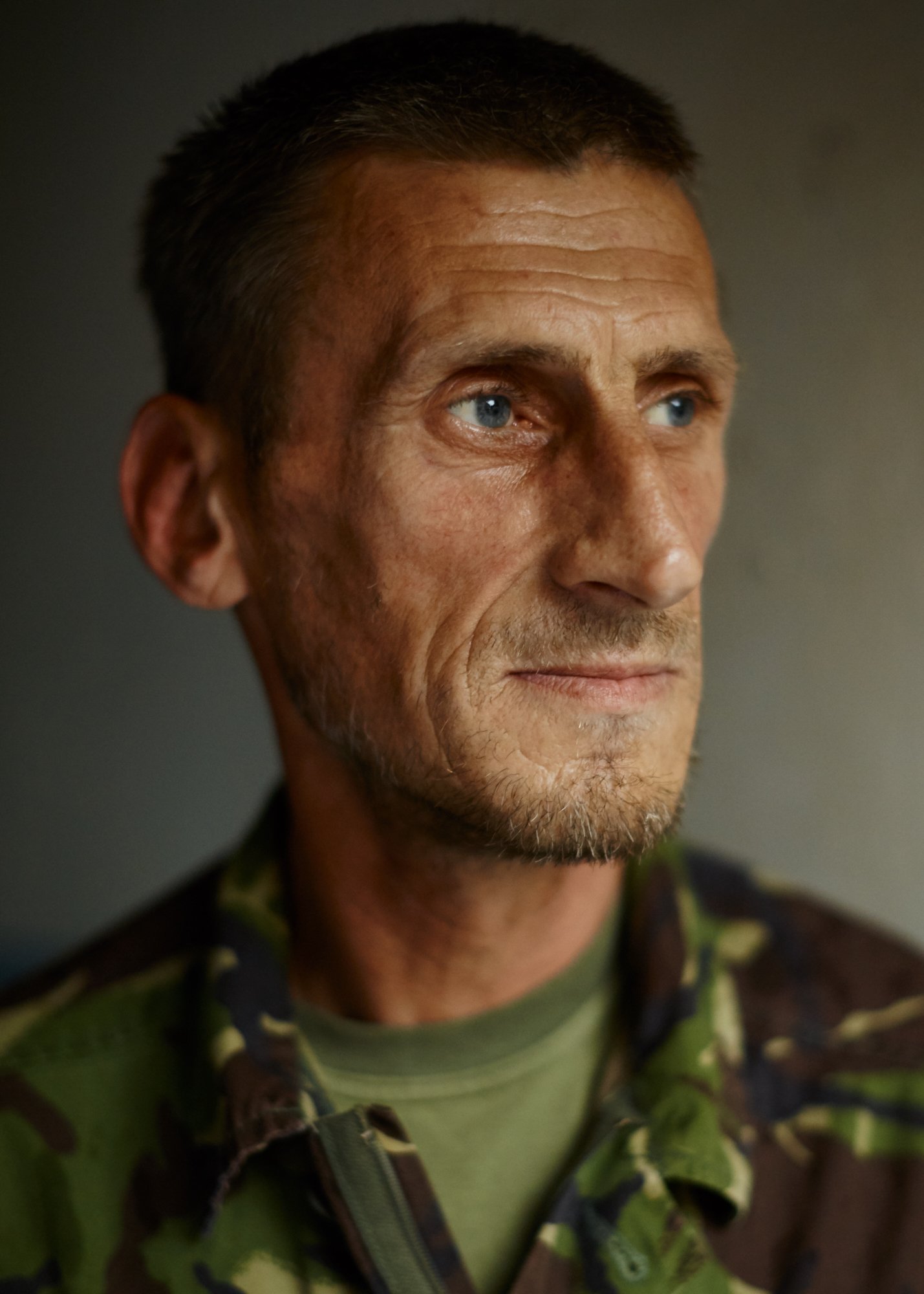 08_Leonid Oleksienko,  Soldier, Driver - Separate Medical Company of Northern Territorial Administration, Sloviansk, East Ukraine, June 20th 2015.jpg