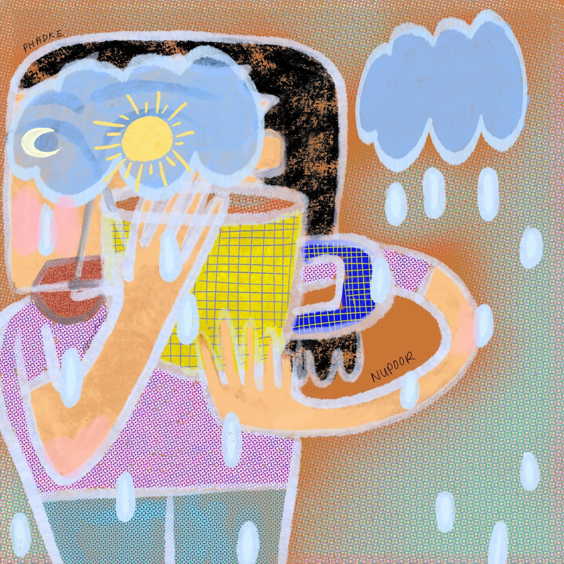 Hiding Away my Feelings - Procreate
