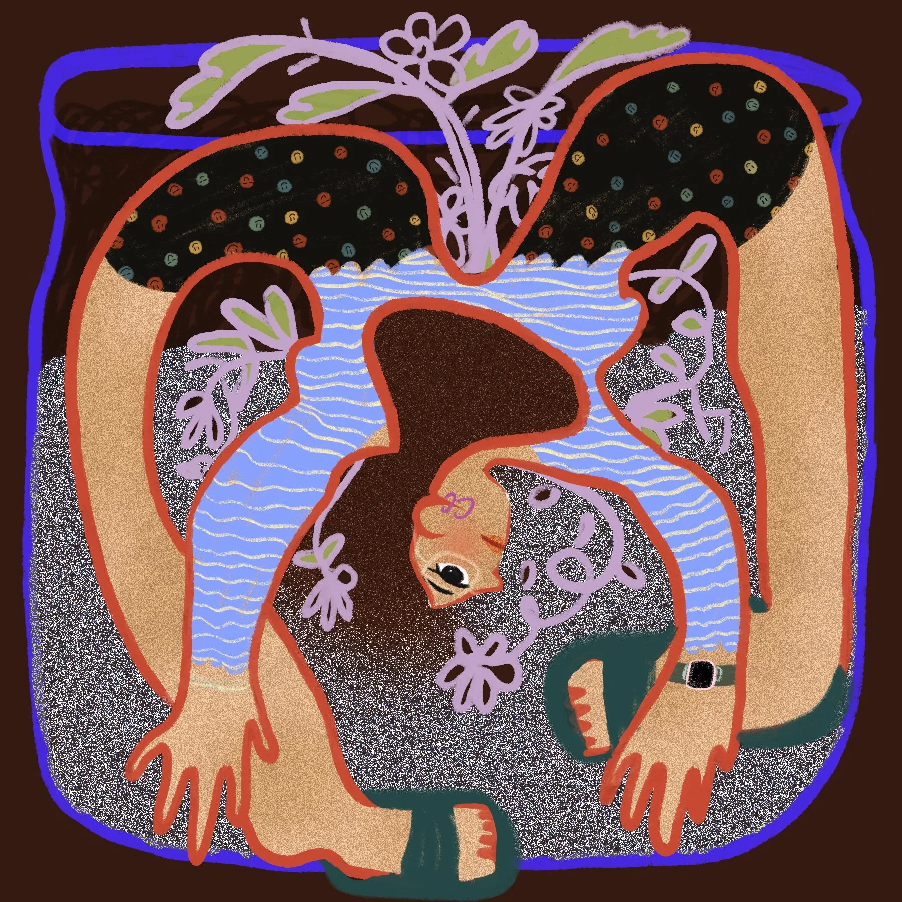 Falling Into Myself - Procreate