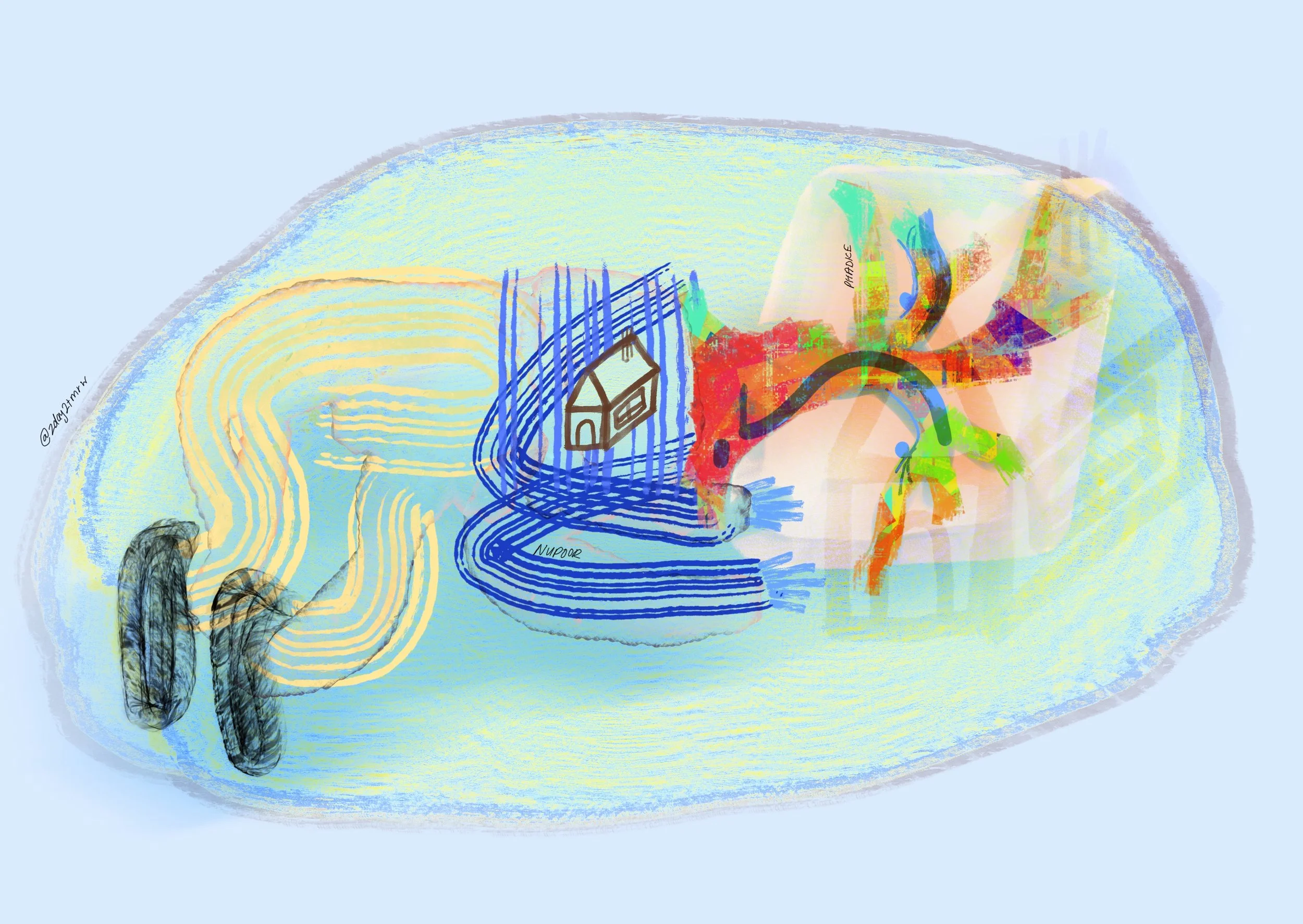 Wavy Hideout - Adobe Fresco