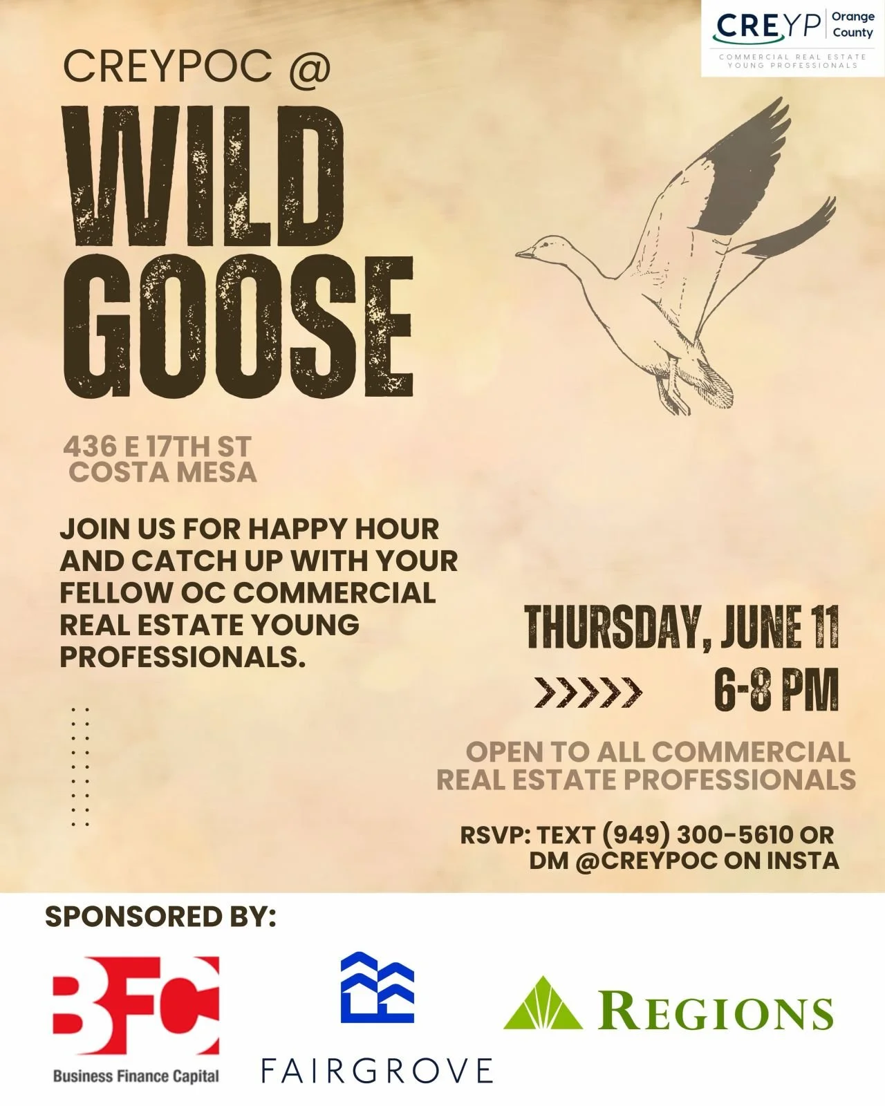 Wild Goose Happy Hour