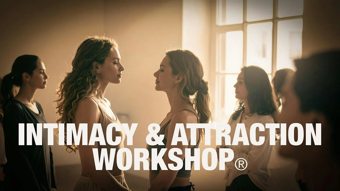 Join us for the Intimacy &amp; Attraction Workshop&reg; this Saturday at 5:00 PM! Step into the dance of intimacy &amp; attraction with embodied practices to spark connection and deepen love. Don't miss out on this opportunity to awaken eros in a saf