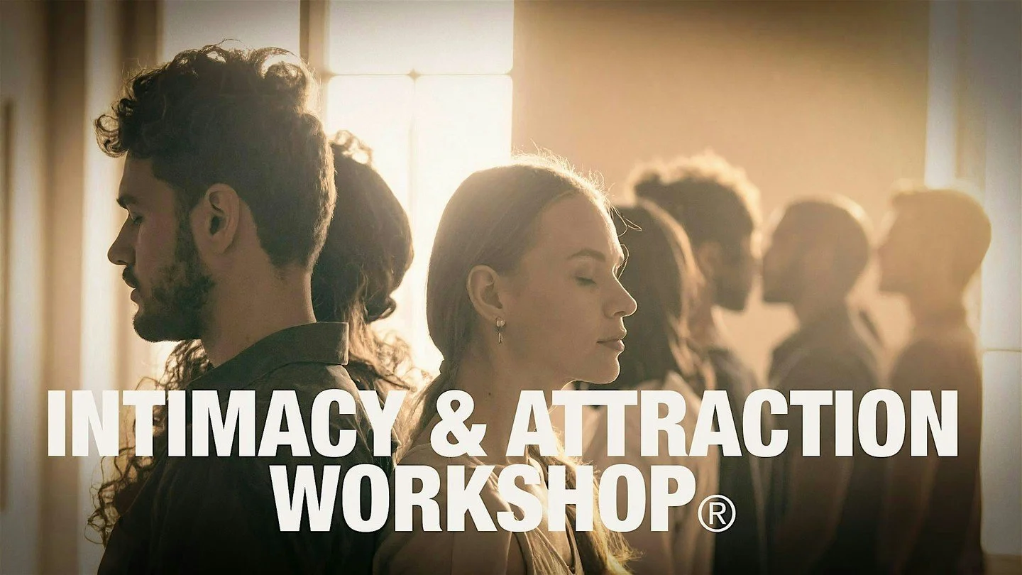 Join us for a  practice evening of connection and exploration at the Intimacy &amp; Attraction Workshop&reg; this Saturday, December 13th at 5:00 PM. 

Find your ground, awaken presence deepen your connections and play with polarity in a well contain