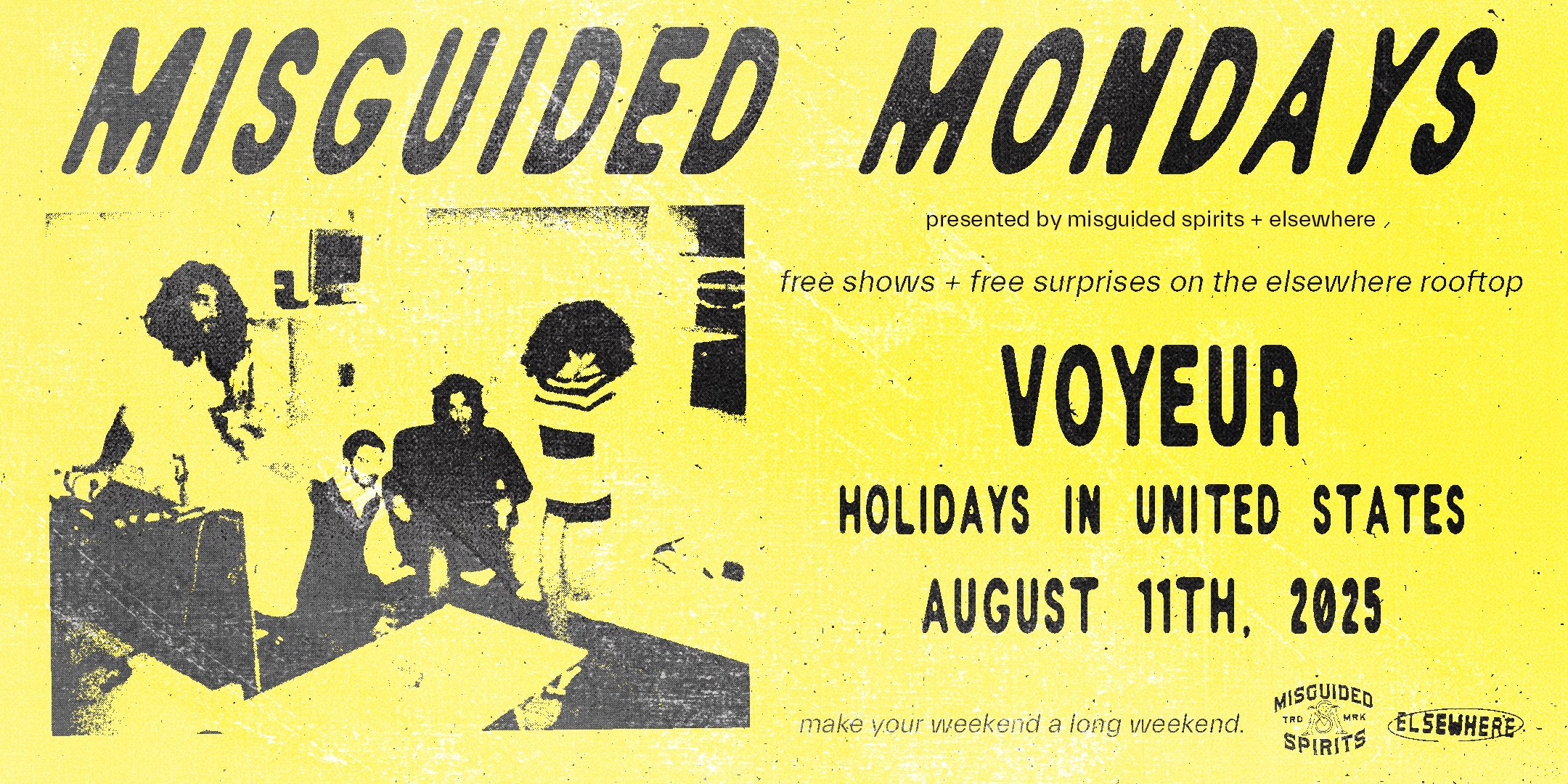 Misguided Mondays at Elsewhere