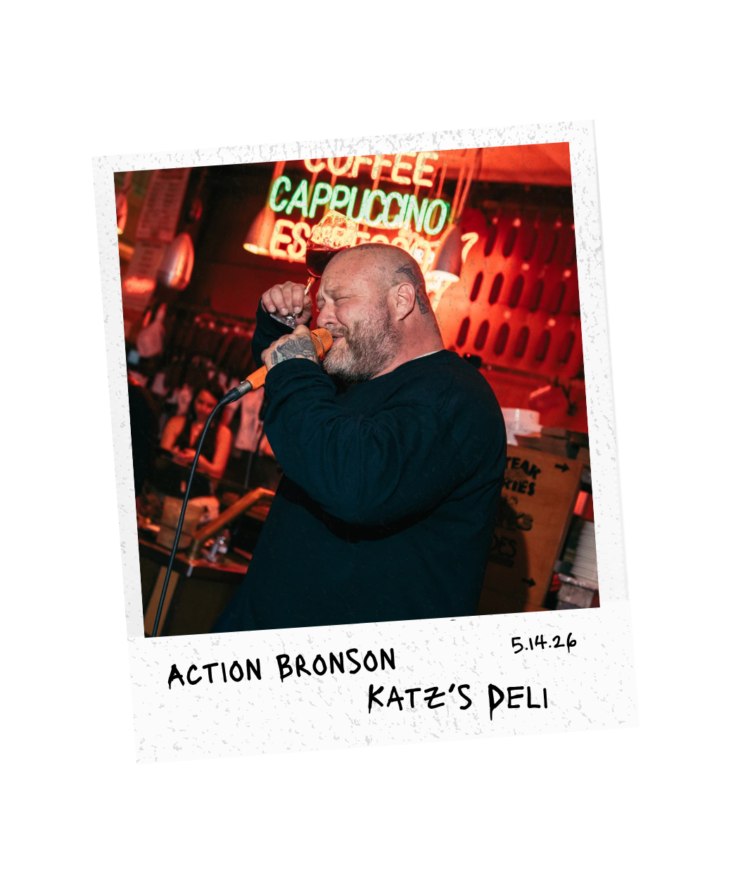 Action Bronson at Katz’s Deli:                         From Deli to Concert hall