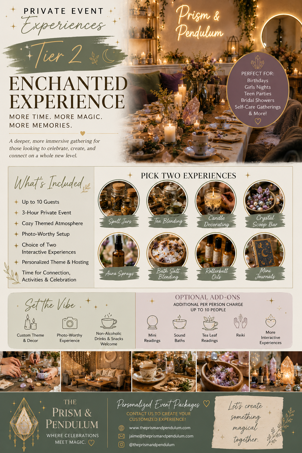 Tier 2: An Enchanted Experience