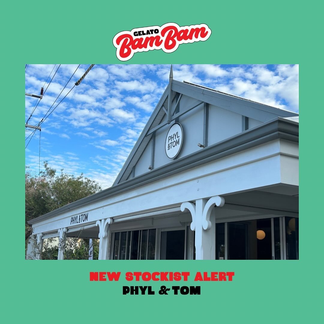 We have another new stockist! Newly opened @phylandtomdeli is here and stock Gelato Bam Bam Dixie&rsquo;s and pints 🍦🍦Head down to Mosman park and show some love ❤️