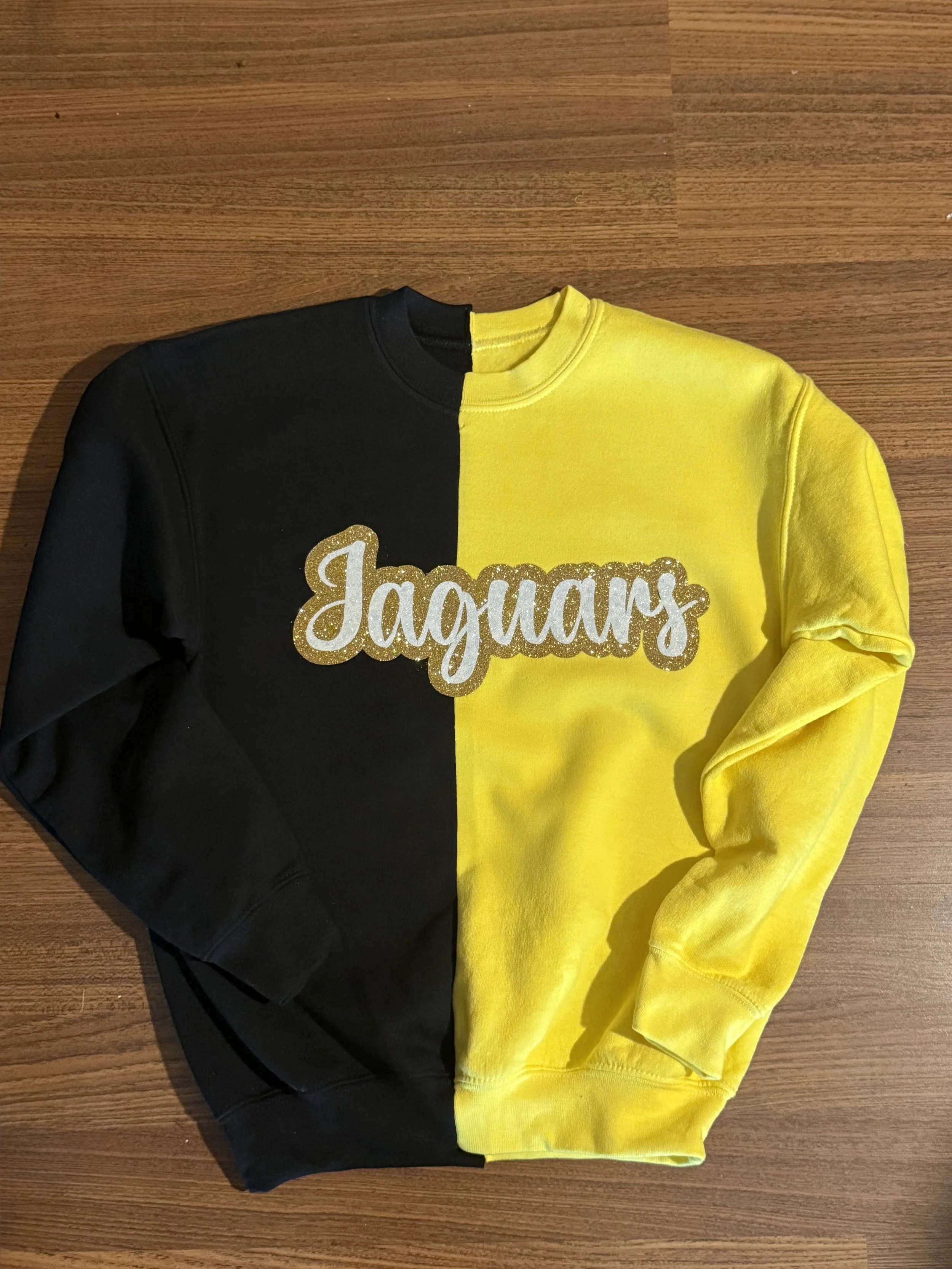 Custom Spilt Crew Sweatshirt