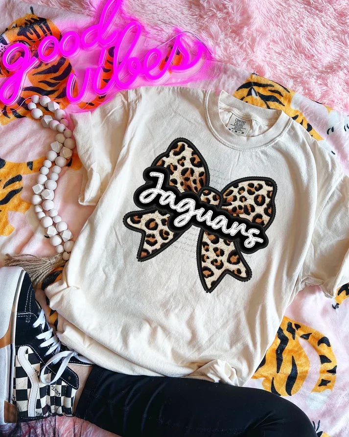Jaguars Faux  Bow
